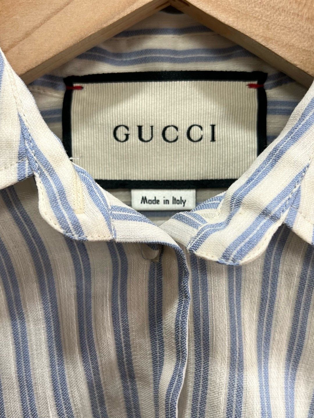 Gucci Gucci Striped Floral Patch Button Up Size 36 Size XS / US 0-2 / IT 36-38 - 3 Thumbnail