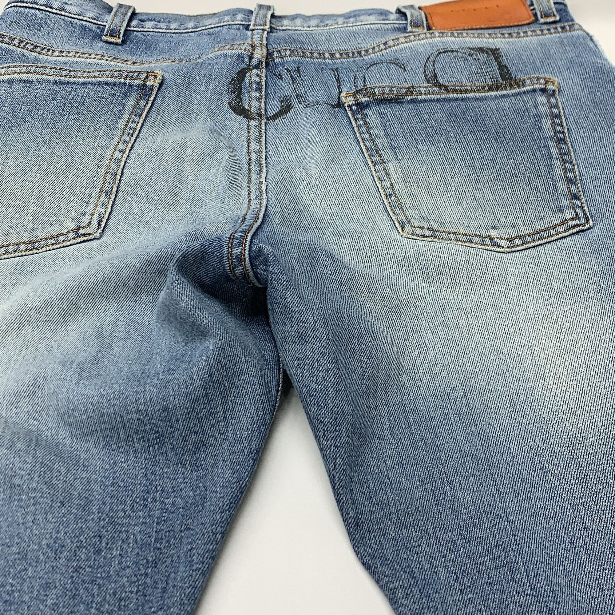 Gucci Gucci x New York Yankees NY Logo Denim Jeans Size 34 Size US 34 / EU 50 - 9 Thumbnail