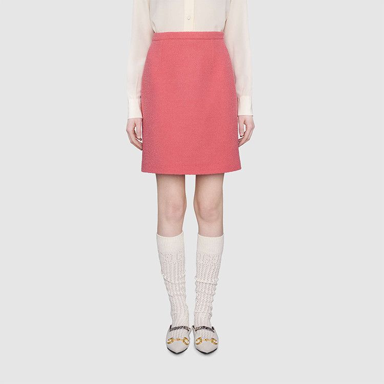 Gucci Gucci Wool Mini Skirt Size 38 Size 26" / US 2 / IT 38 - 9 Thumbnail