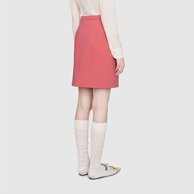 Gucci Gucci Wool Mini Skirt Size 38 Size 26" / US 2 / IT 38 - 10 Thumbnail