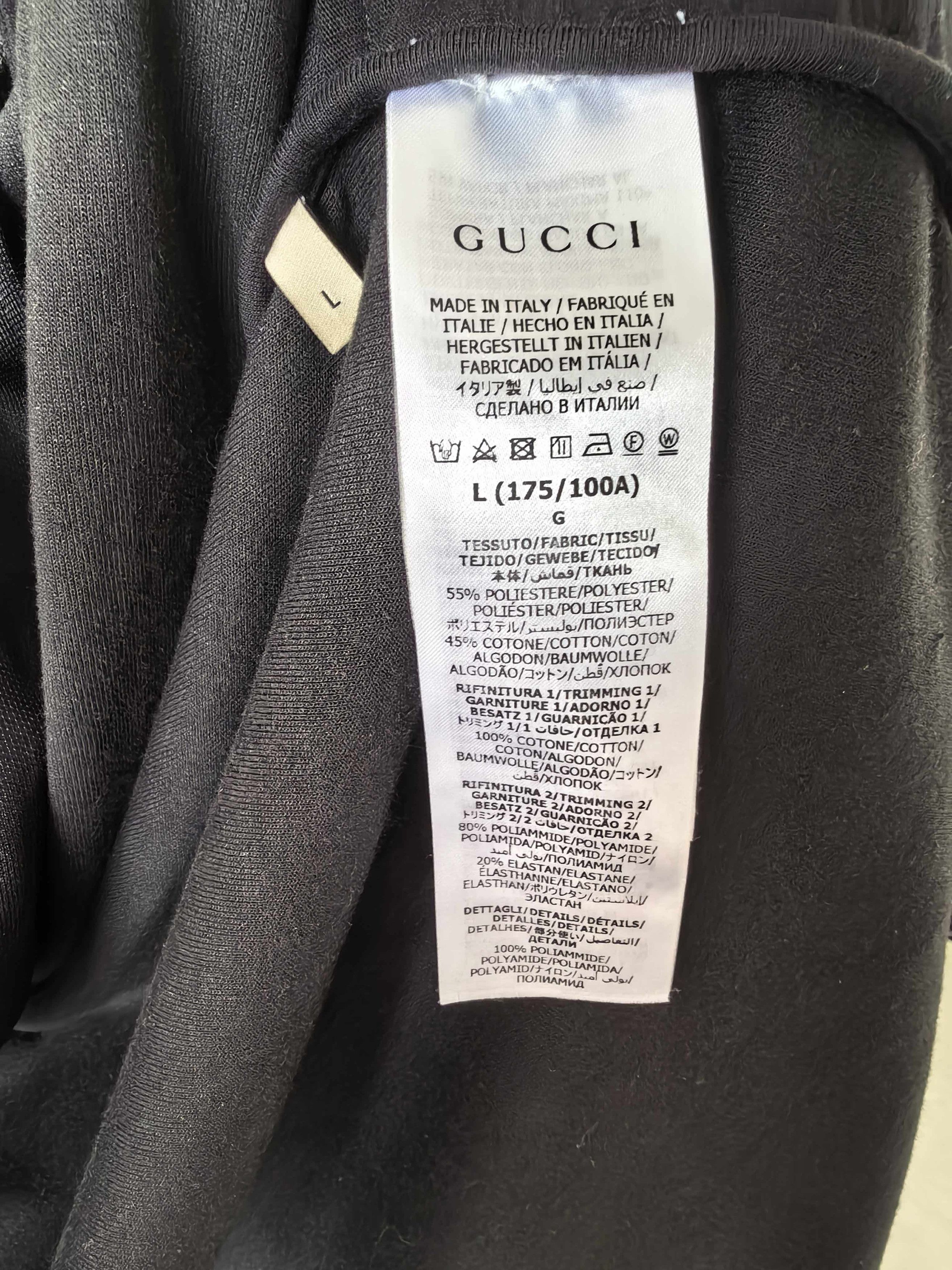 Gucci Gucci GG Logo Side Stripe Track Jacket Size L Size US L / EU 52-54 / 3 - 4 Thumbnail