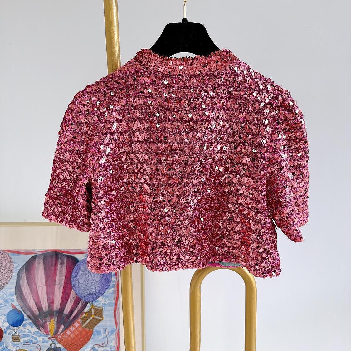 Gucci Gucci Sequin Short Sleeve Jacket Size M Size M / US 6-8 / IT 42-44 - 2 Thumbnail