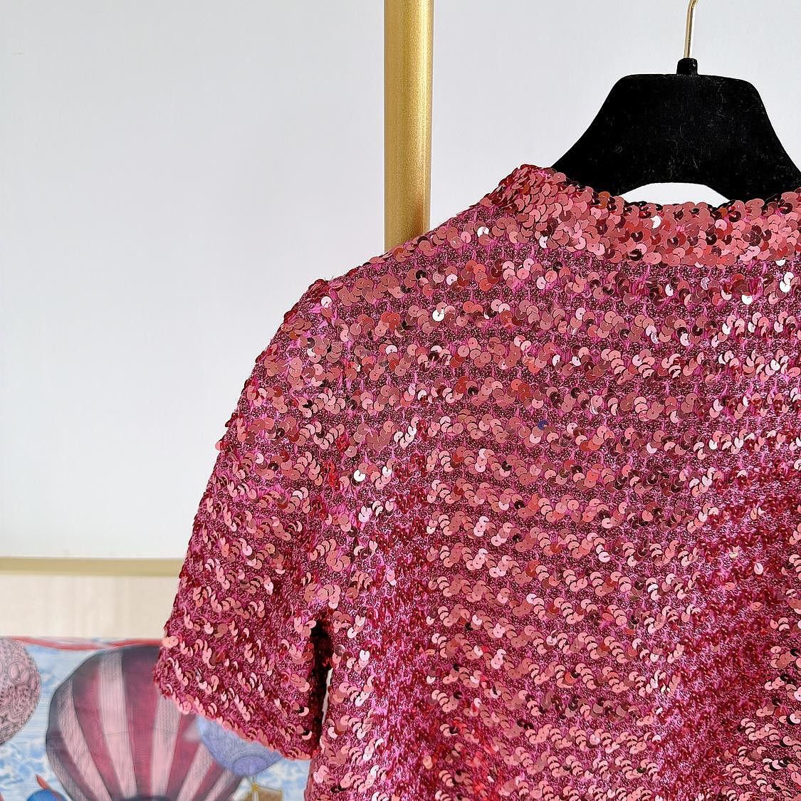 Gucci Gucci Sequin Short Sleeve Jacket Size M Size M / US 6-8 / IT 42-44 - 7 Thumbnail