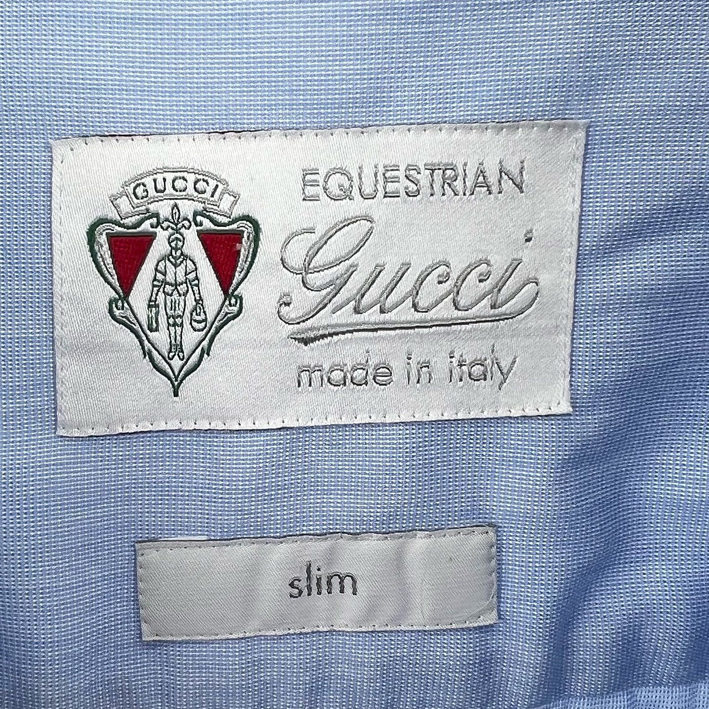 Gucci Gucci Equestrian Contrast Collar Shirt Size S Size US S / EU 44-46 / 1 - 3 Thumbnail