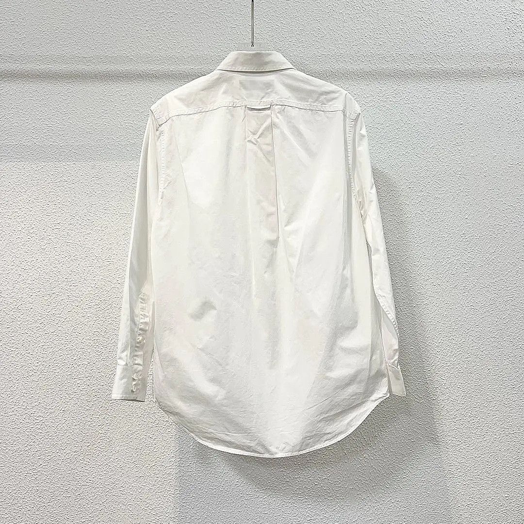 Gucci Gucci Embroidered Logo Button Up Shirt Size 36 Size XS / US 0-2 / IT 36-38 - 2 Thumbnail