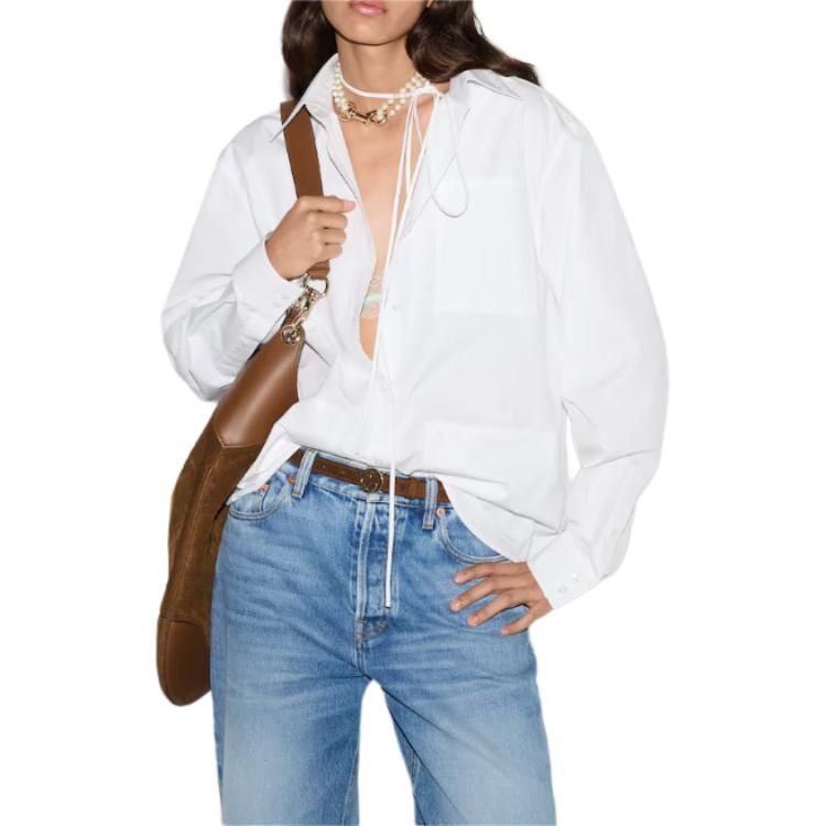 Gucci Gucci Embroidered Logo Button Up Shirt Size 36 Size XS / US 0-2 / IT 36-38 - 7 Thumbnail