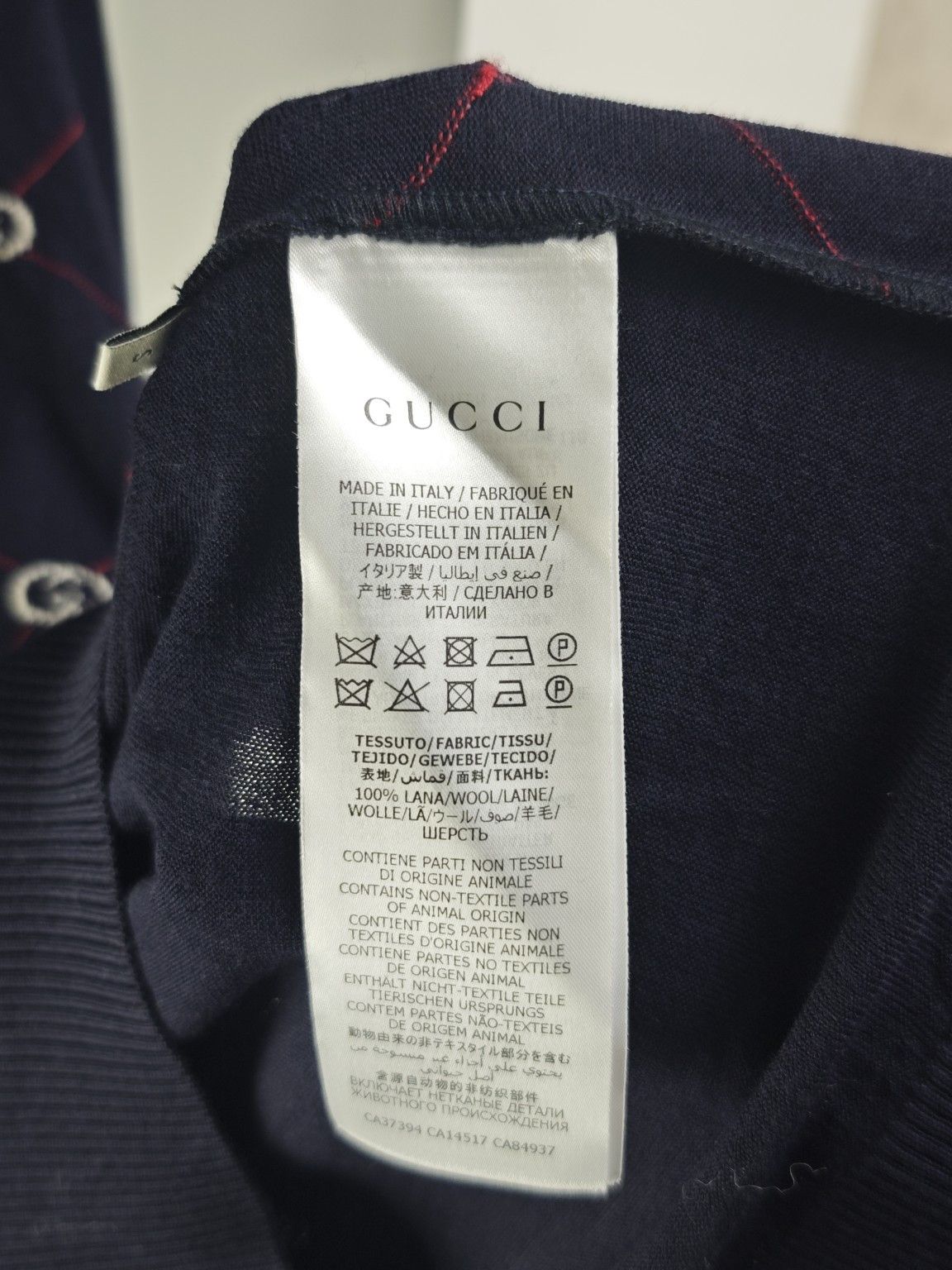 Gucci Gucci Bee GG Pattern V-Neck Cardigan Size S Size US S / EU 44-46 / 1 - 4 Thumbnail