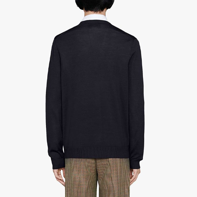Gucci Gucci Bee GG Pattern V-Neck Cardigan Size S Size US S / EU 44-46 / 1 - 7 Thumbnail