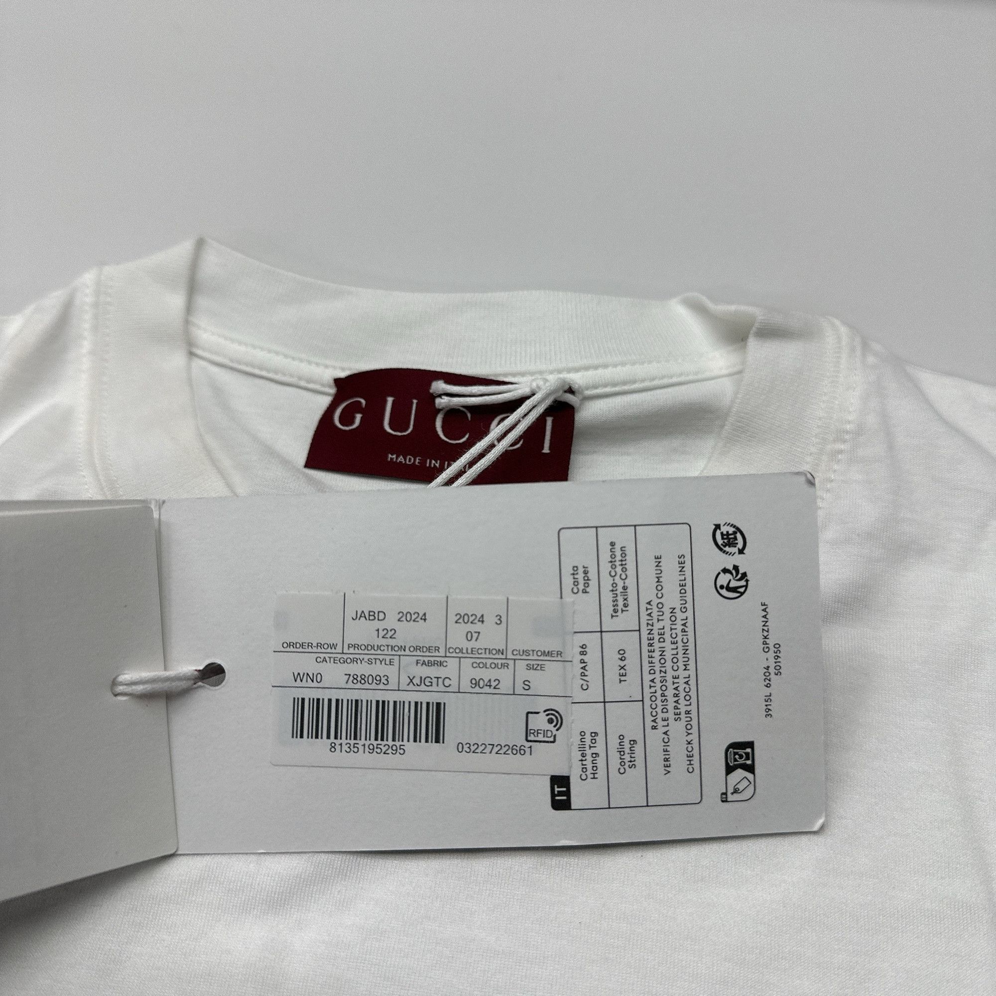 Gucci Gucci Floral Logo Print T-Shirt Size S Size S / US 4 / IT 40 - 4 Thumbnail