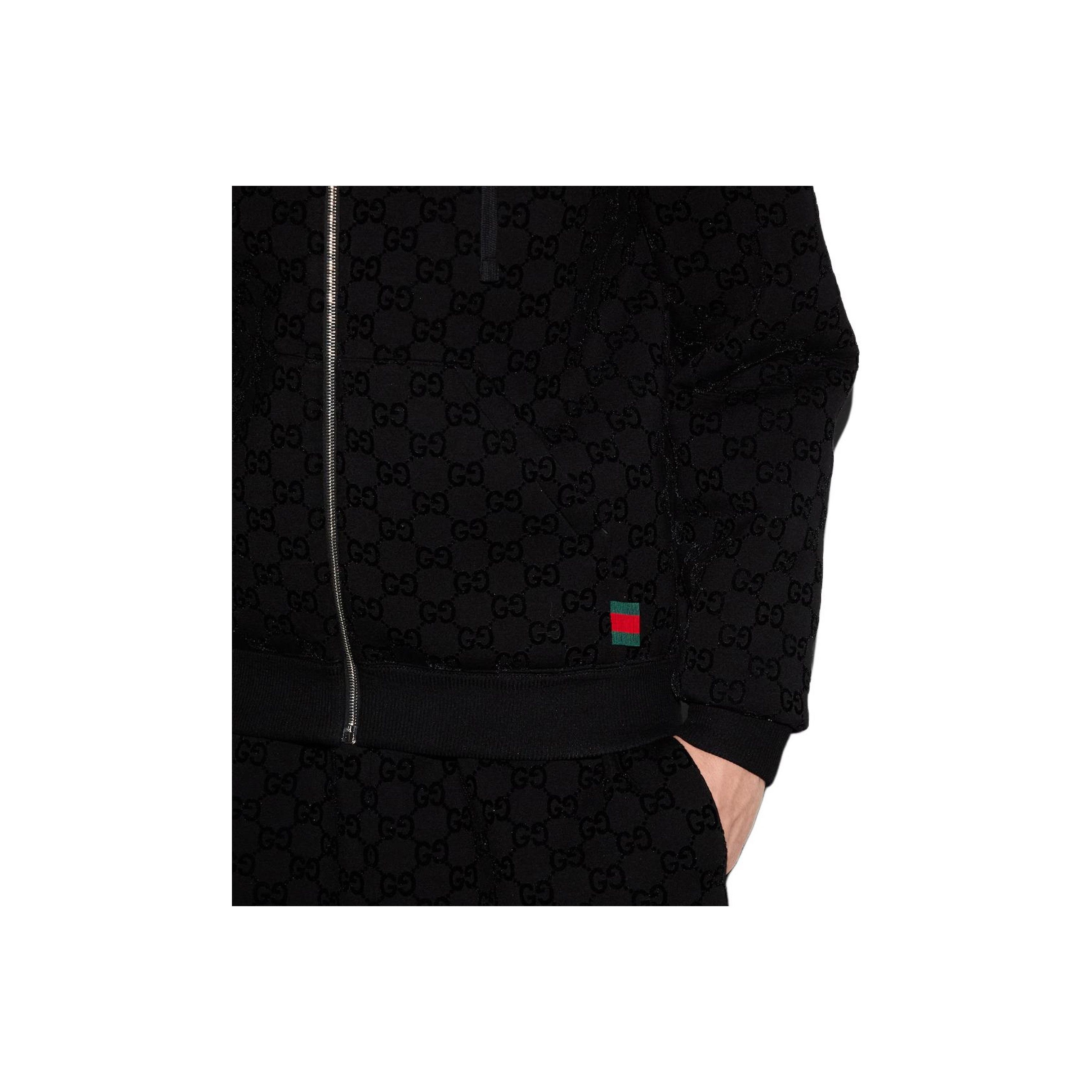 Gucci Gucci GG Logo Zip Hoodie Size L Size US L / EU 52-54 / 3 - 10 Thumbnail