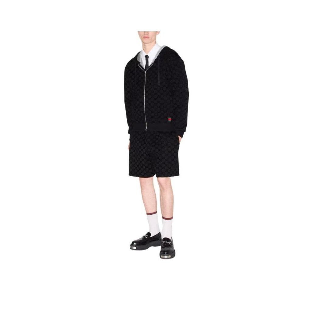 Gucci Gucci GG Logo Zip Hoodie Size L Size US L / EU 52-54 / 3 - 6 Thumbnail