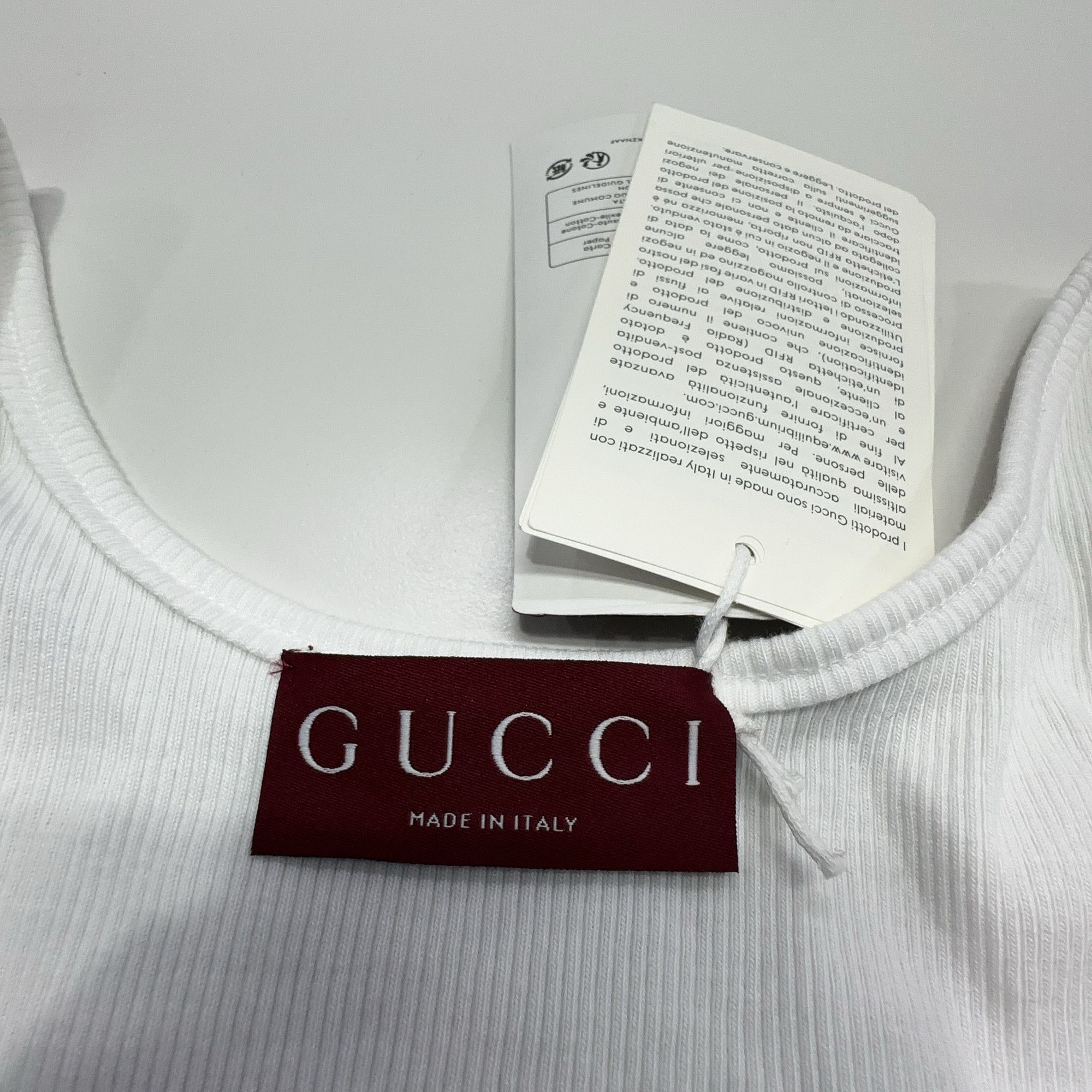 Gucci Gucci Logo Print Tank Top Size S Size S / US 4 / IT 40 - 3 Thumbnail