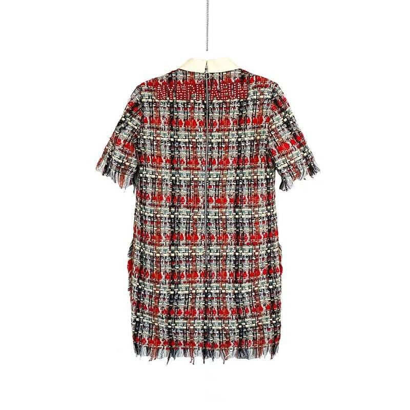 Gucci Gucci Tweed Bow Mini Dress Size 40 Size S / US 4 / IT 40 - 2 Thumbnail