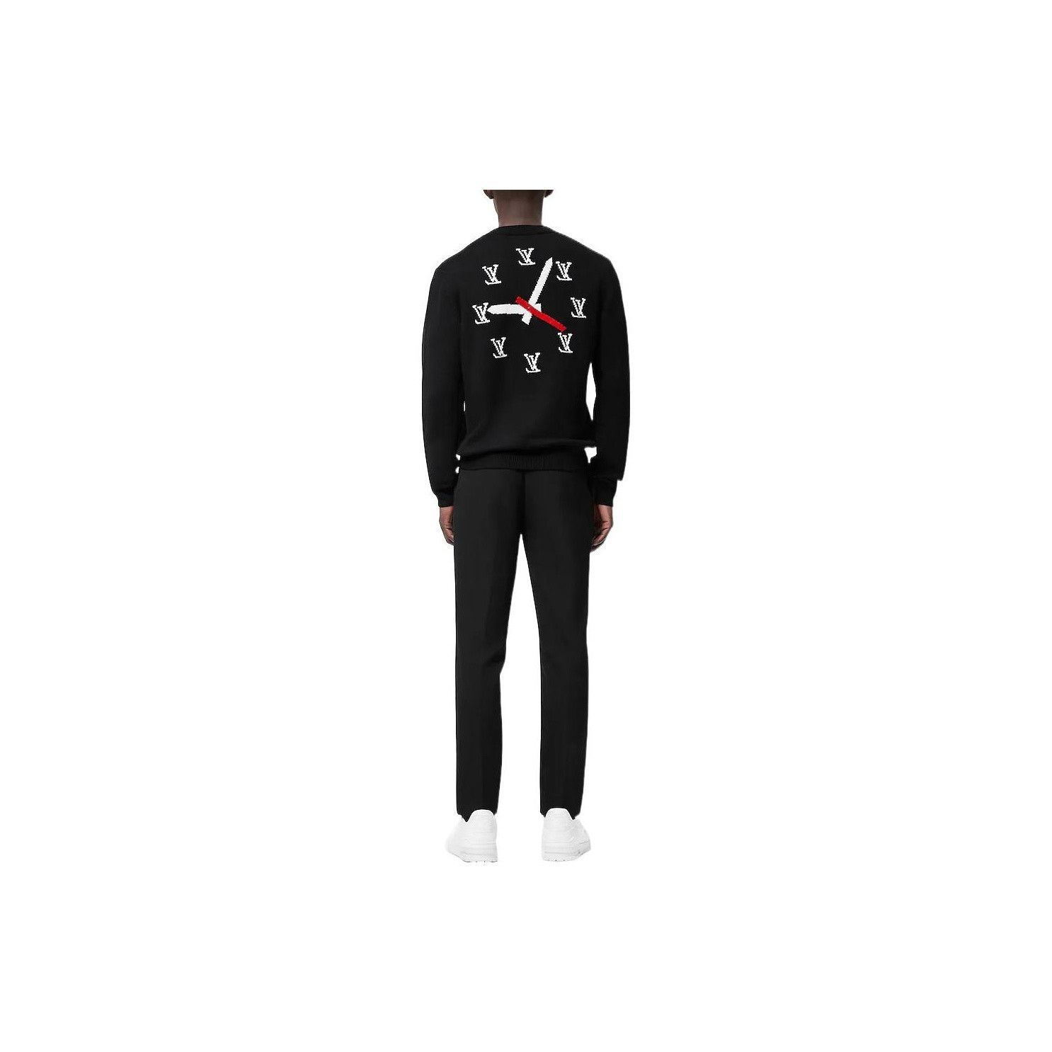 Louis Vuitton Louis Vuitton Clock Intarsia Sweater Size L Size US L / EU 52-54 / 3 - 7 Thumbnail