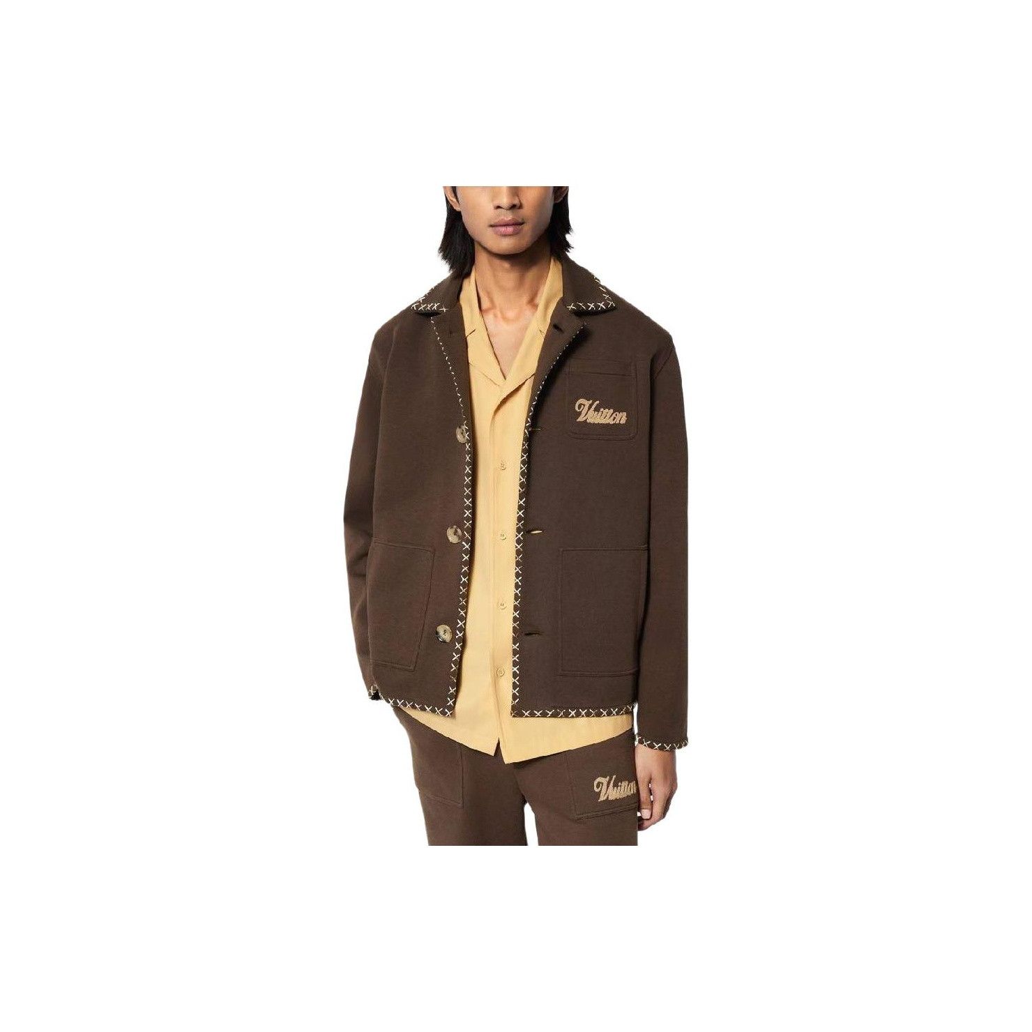 Louis Vuitton Louis Vuitton x Tyler Embroidery Jacket M Size US M / EU 48-50 / 2 - 14 Thumbnail