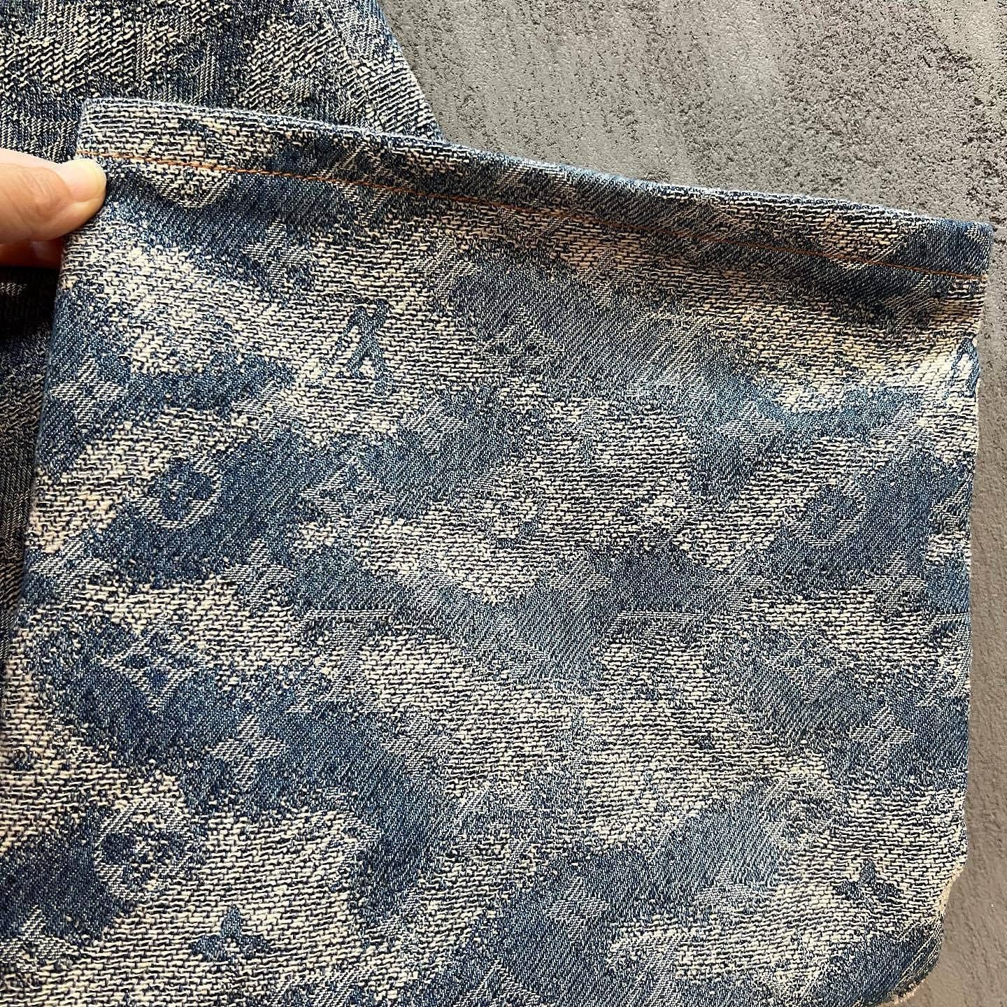 Louis Vuitton Louis Vuitton Monogram Jacquard Denim Jeans Size 28 Size US 28 / EU 44 - 9 Thumbnail