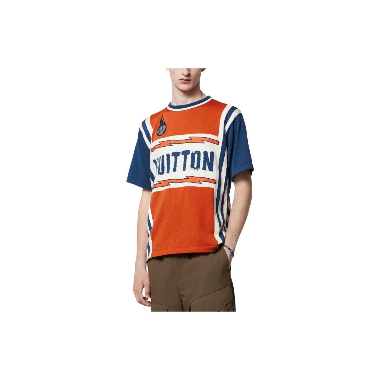 Louis Vuitton Louis Vuitton Striped Logo T-Shirt XL Size US XL / EU 56 / 4 - 7 Thumbnail
