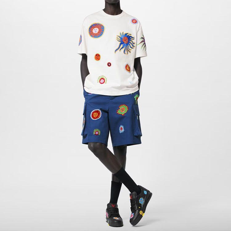 Louis Vuitton Louis Vuitton x Yayoi Kusama Embroidered T-Shirt Size XXL Size US XXL / EU 58 / 5 - 9 Thumbnail