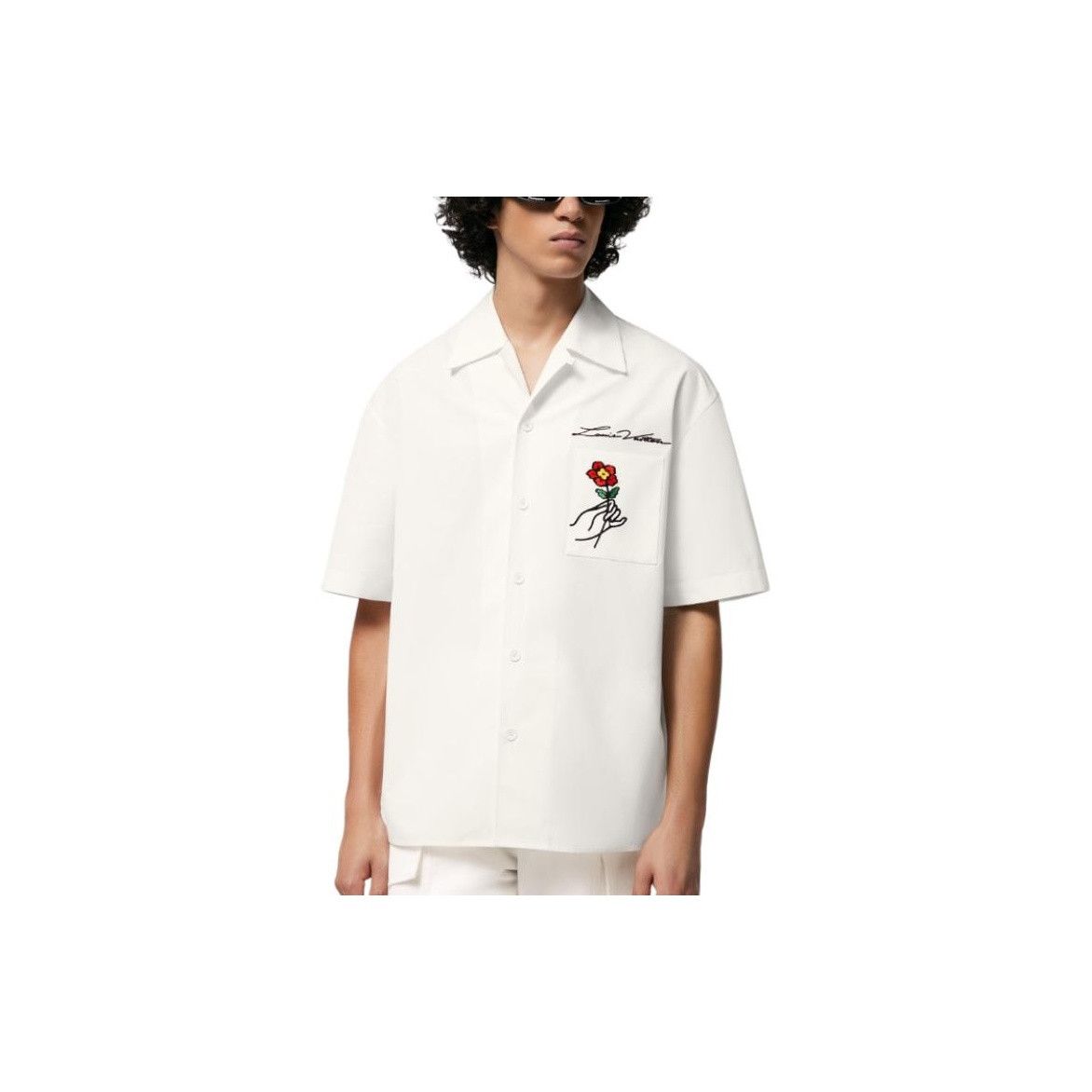 Louis Vuitton Louis Vuitton Flower Embroidery Button Up Shirt XL Size US XL / EU 56 / 4 - 11 Thumbnail