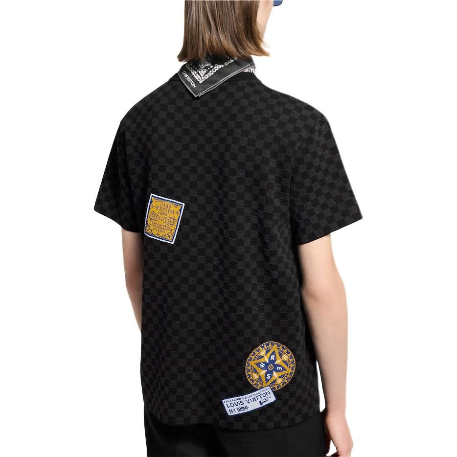 Louis Vuitton Louis Vuitton Patch Damier Short Sleeve T-Shirt Size L Size US L / EU 52-54 / 3 - 9 Thumbnail