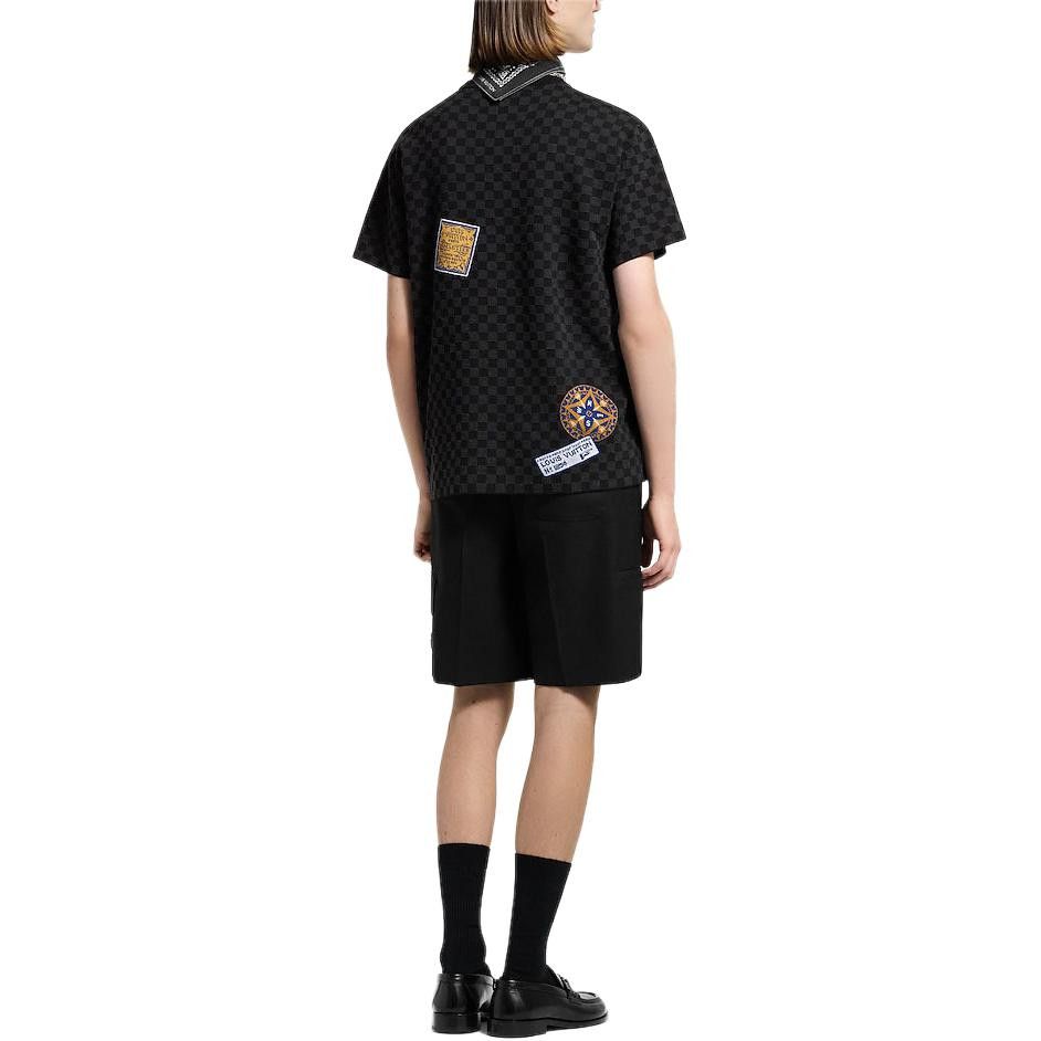 Louis Vuitton Louis Vuitton Patch Damier Short Sleeve T-Shirt Size L Size US L / EU 52-54 / 3 - 6 Thumbnail