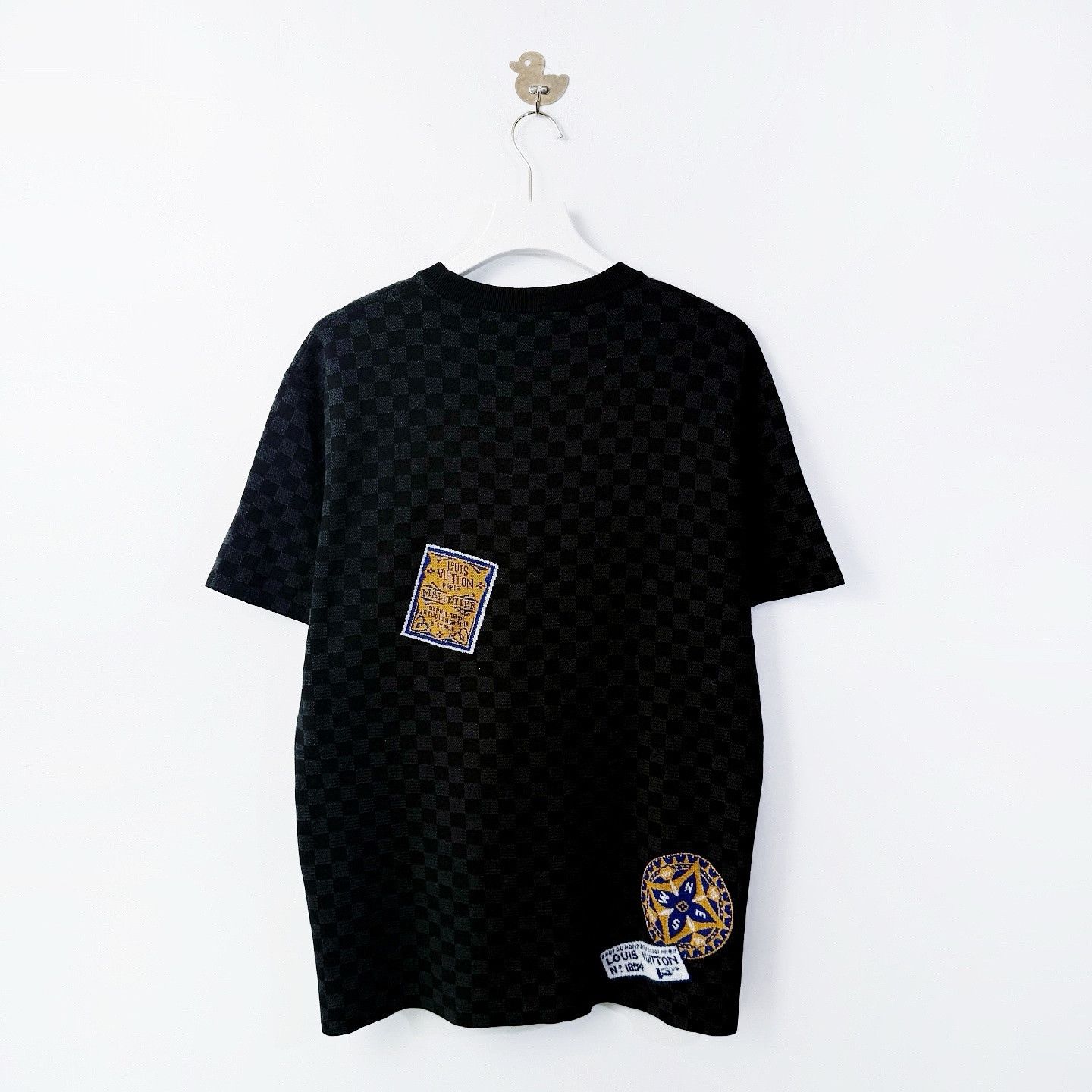 Louis Vuitton Louis Vuitton Patch Damier Short Sleeve T-Shirt Size L Size US L / EU 52-54 / 3 - 2 Thumbnail