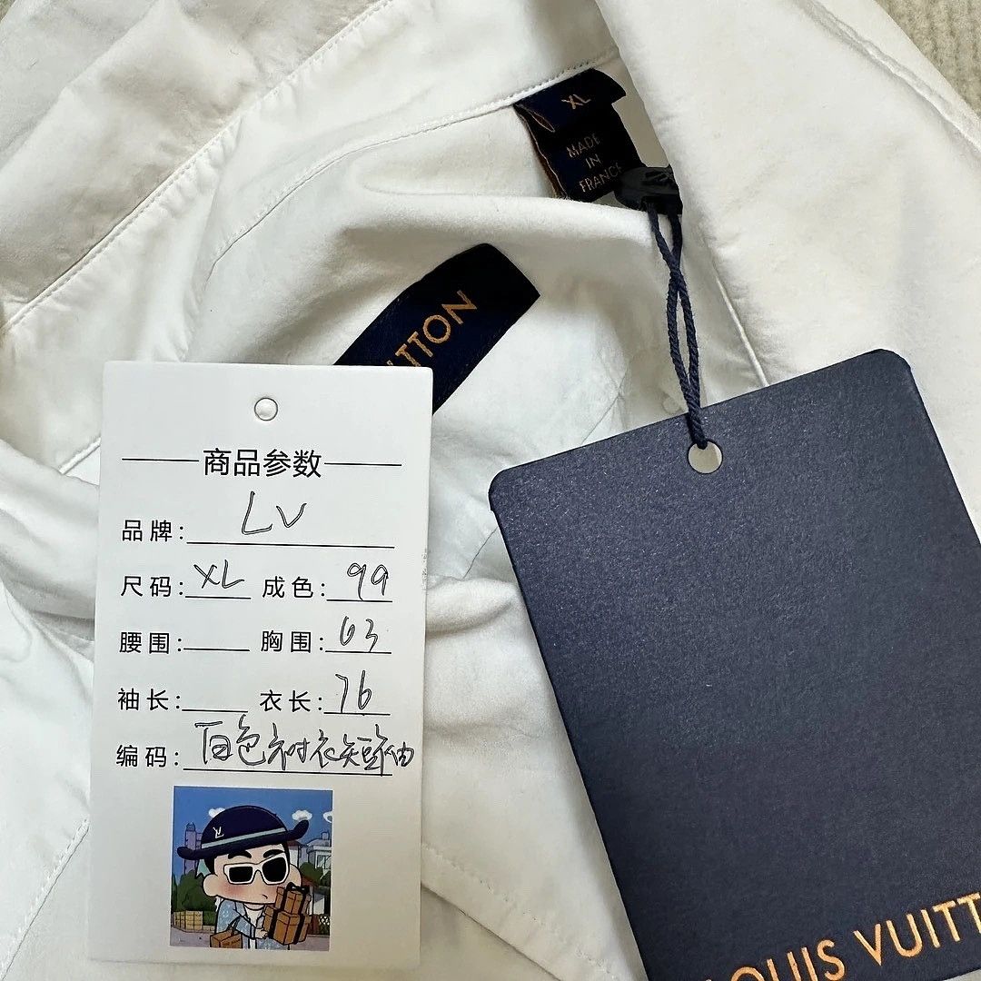 Louis Vuitton Louis Vuitton Embroidered Pocket Shirt Size XL Size US XL / EU 56 / 4 - 3 Thumbnail