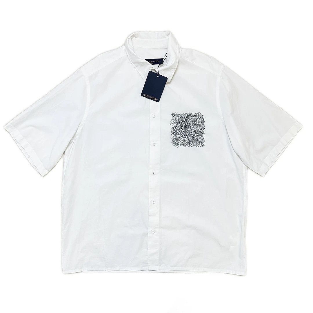 Louis Vuitton Louis Vuitton Embroidered Pocket Shirt Size XL Size US XL / EU 56 / 4 - 5 Thumbnail