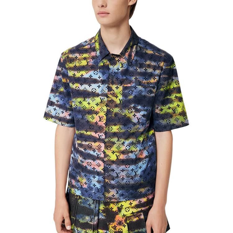 Louis Vuitton Louis Vuitton Tie-Dye Monogram Shirt Size S Size US S / EU 44-46 / 1 - 10 Thumbnail