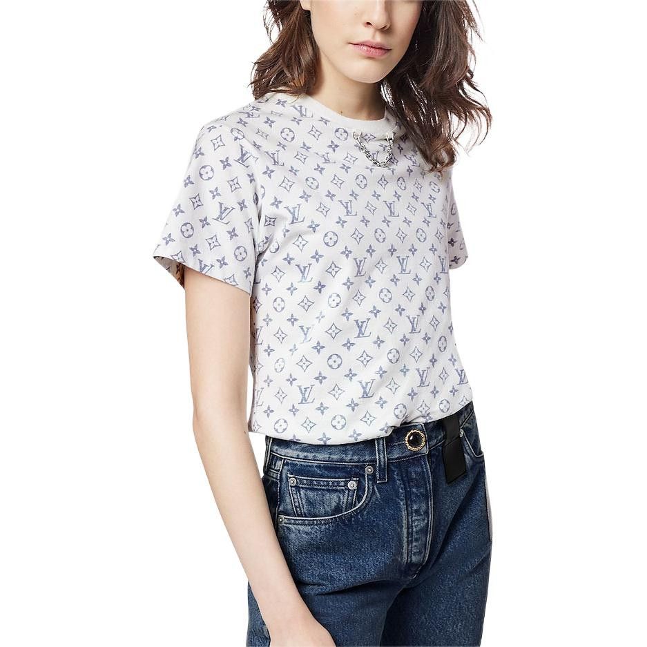 Louis Vuitton Louis Vuitton Monogram Print T-Shirt XS Size XS / US 0-2 / IT 36-38 - 13 Thumbnail