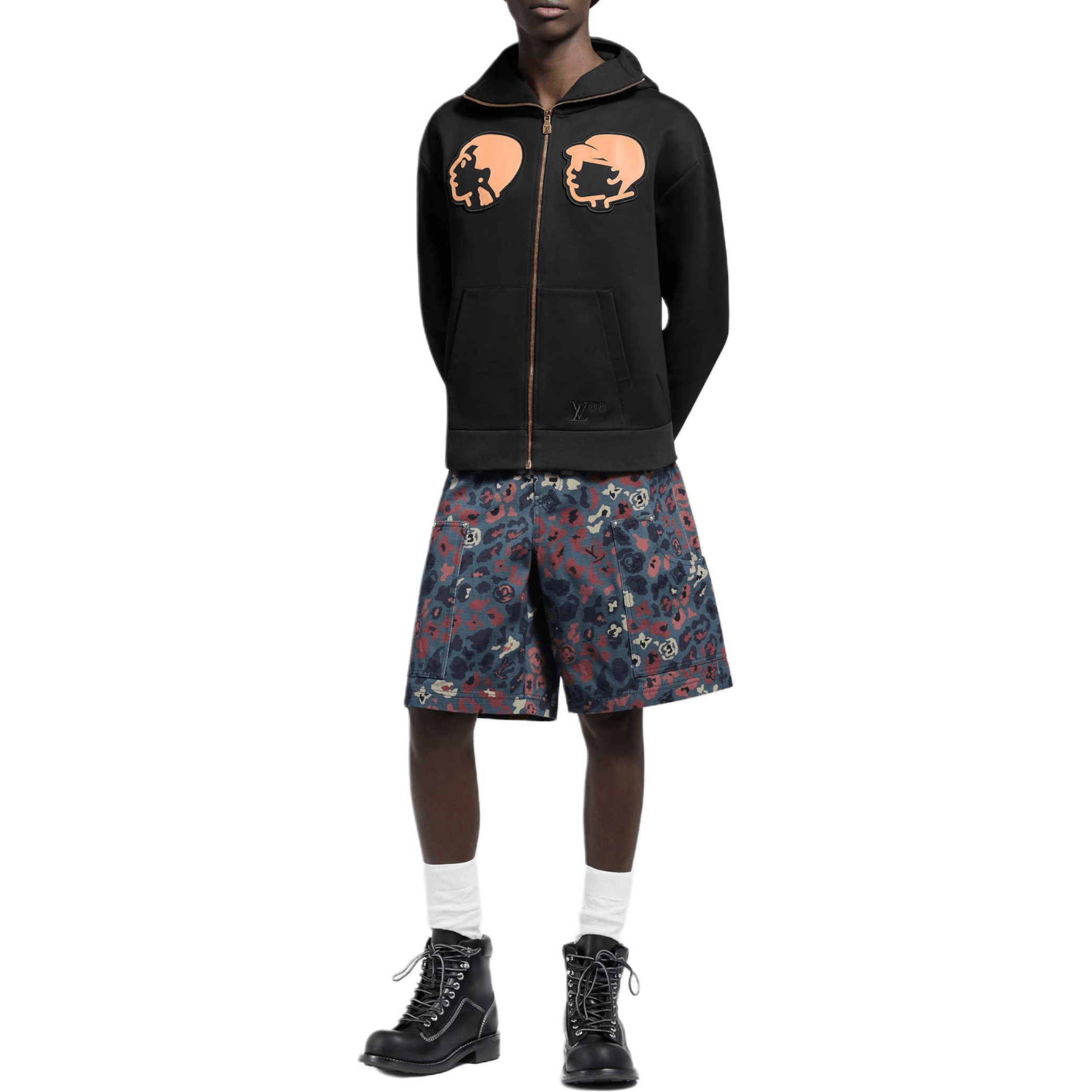 Louis Vuitton Louis Vuitton x Nigo Character Patch Zip Hoodie Size M Size US M / EU 48-50 / 2 - 8 Thumbnail