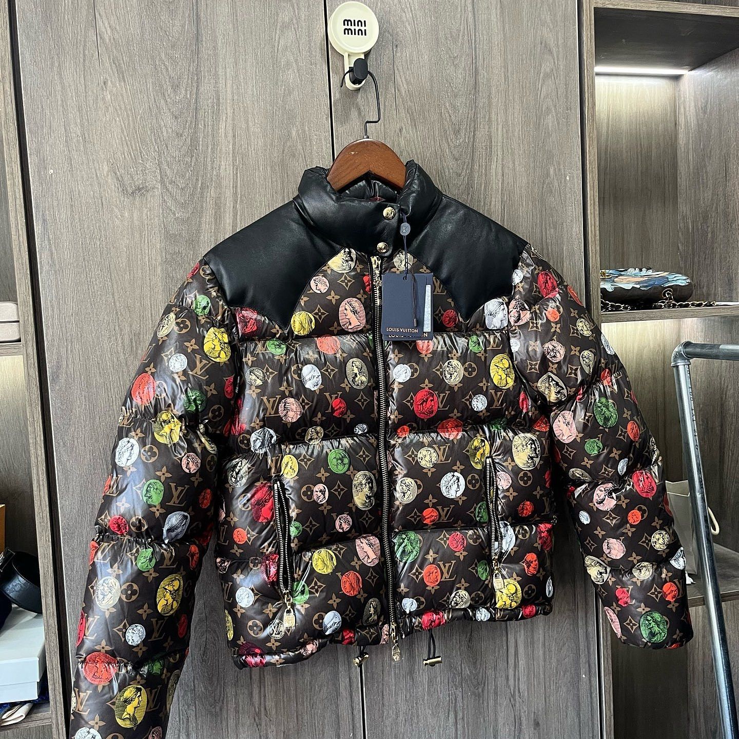 Louis Vuitton Louis Vuitton x Fornasetti Monogram Puffer Jacket Size 34 Size XXS / US 00 / IT 34 - 2 Thumbnail
