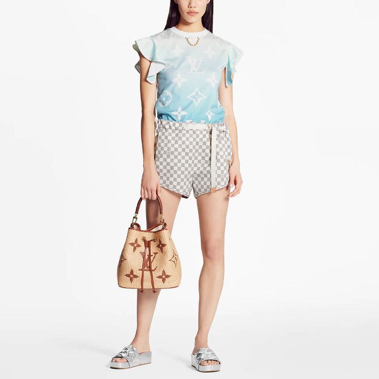 Louis Vuitton Louis Vuitton Damier Check Shorts Size 36 Size 26" / US 2 / IT 38 - 9 Thumbnail