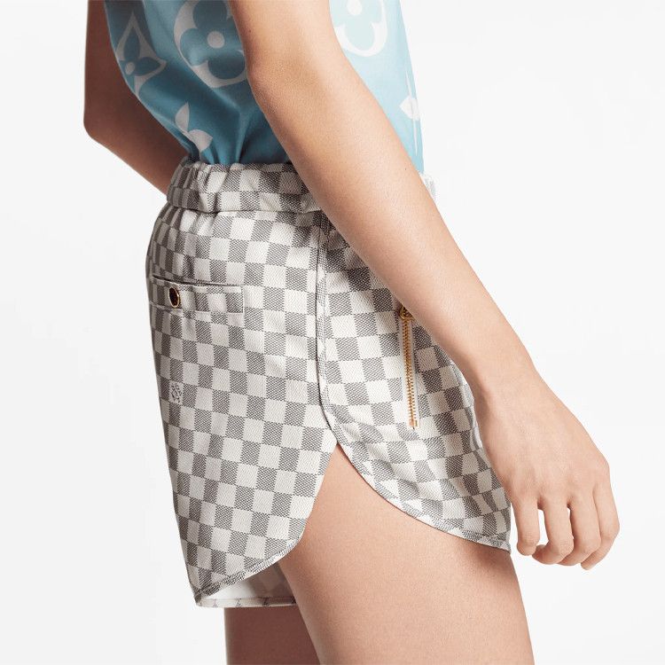 Louis Vuitton Louis Vuitton Damier Check Shorts Size 36 Size 26" / US 2 / IT 38 - 8 Thumbnail