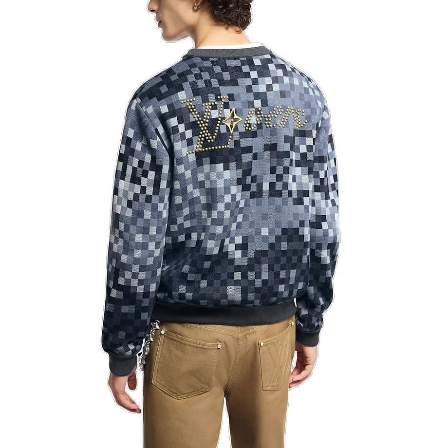Louis Vuitton Louis Vuitton Checkered Knit Sweater Size XL Size US XL / EU 56 / 4 - 6 Thumbnail