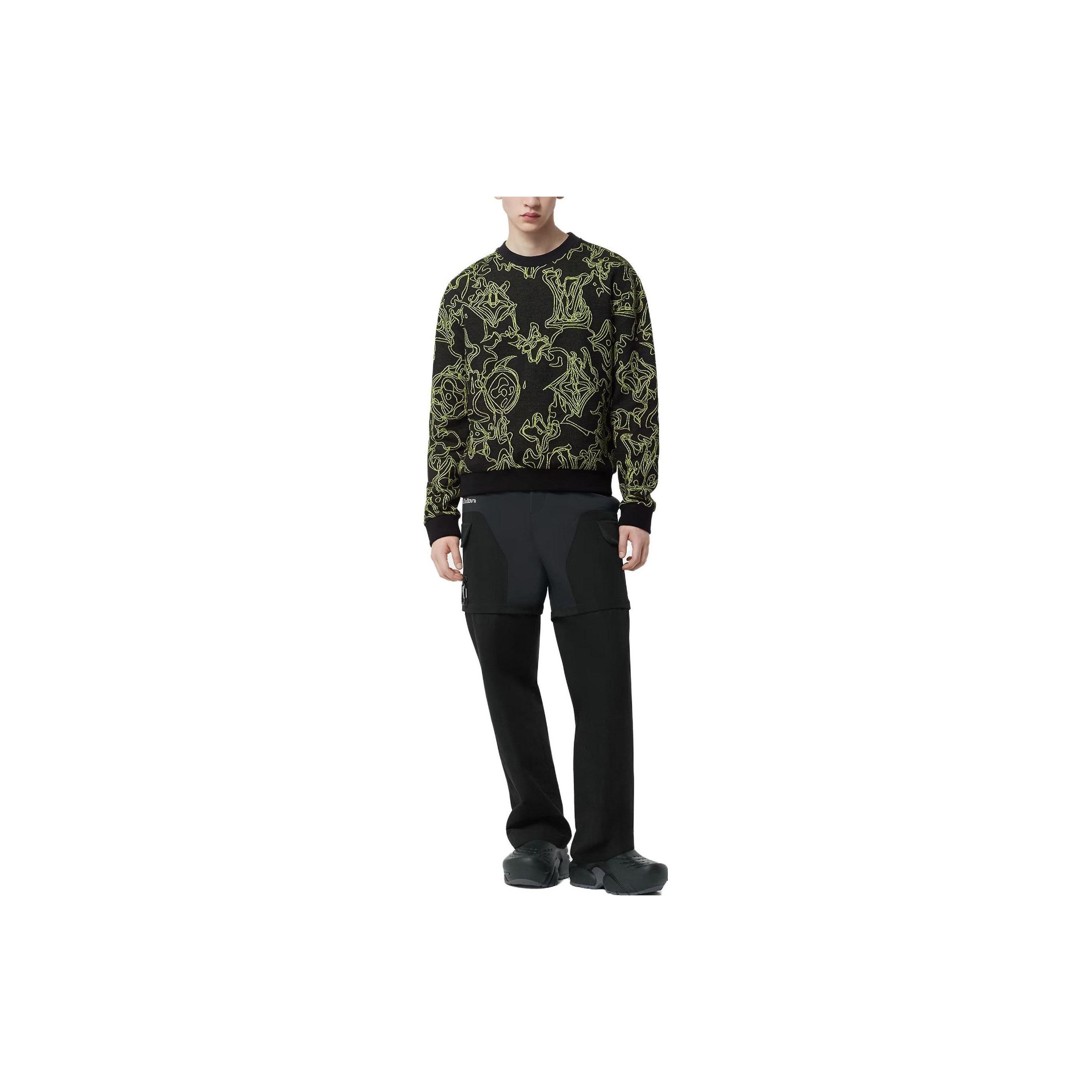 Louis Vuitton Louis Vuitton Neon Monogram Sweater Size L Size US L / EU 52-54 / 3 - 5 Thumbnail