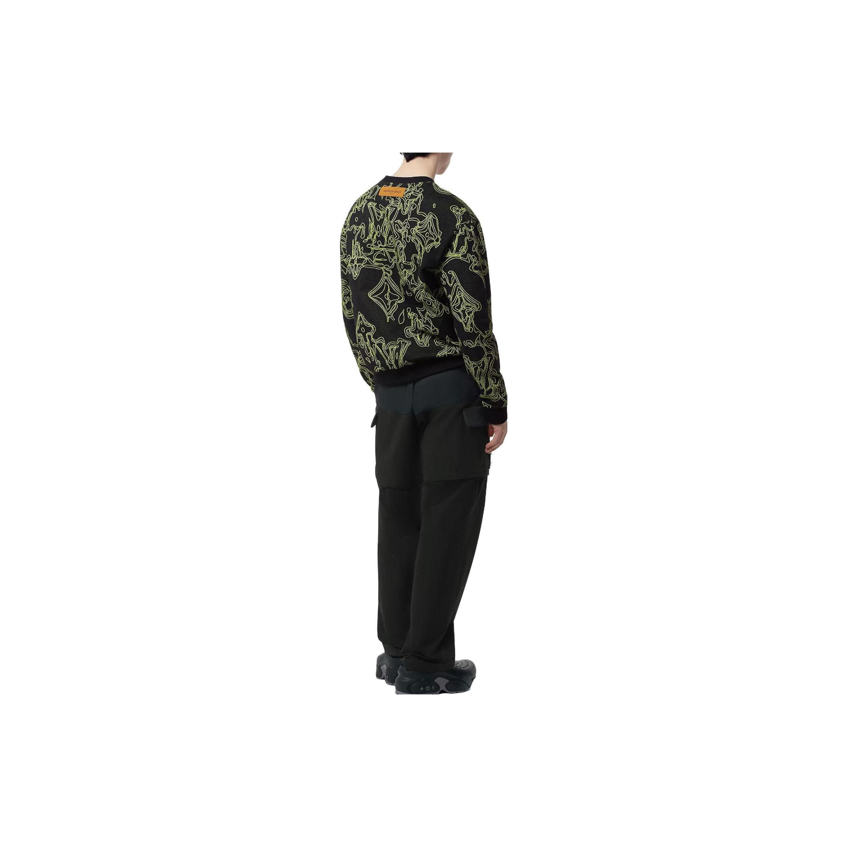 Louis Vuitton Louis Vuitton Neon Monogram Sweater Size L Size US L / EU 52-54 / 3 - 6 Thumbnail