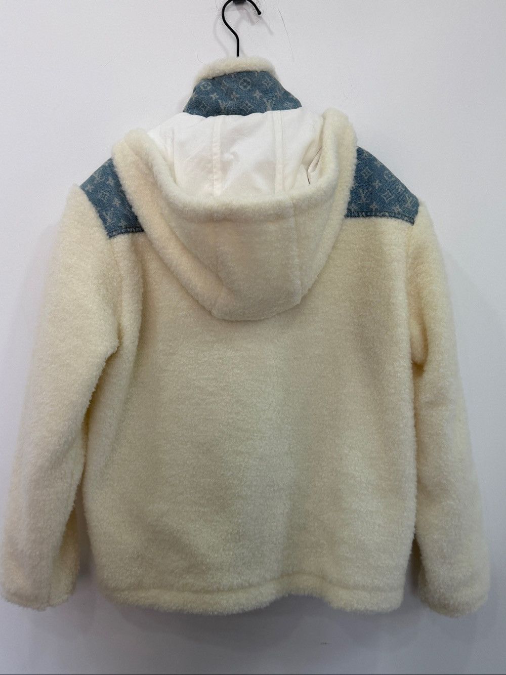 Louis Vuitton Louis Vuitton Monogram Denim Fleece Hooded Jacket Size 38 Size S / US 4 / IT 40 - 2 Thumbnail