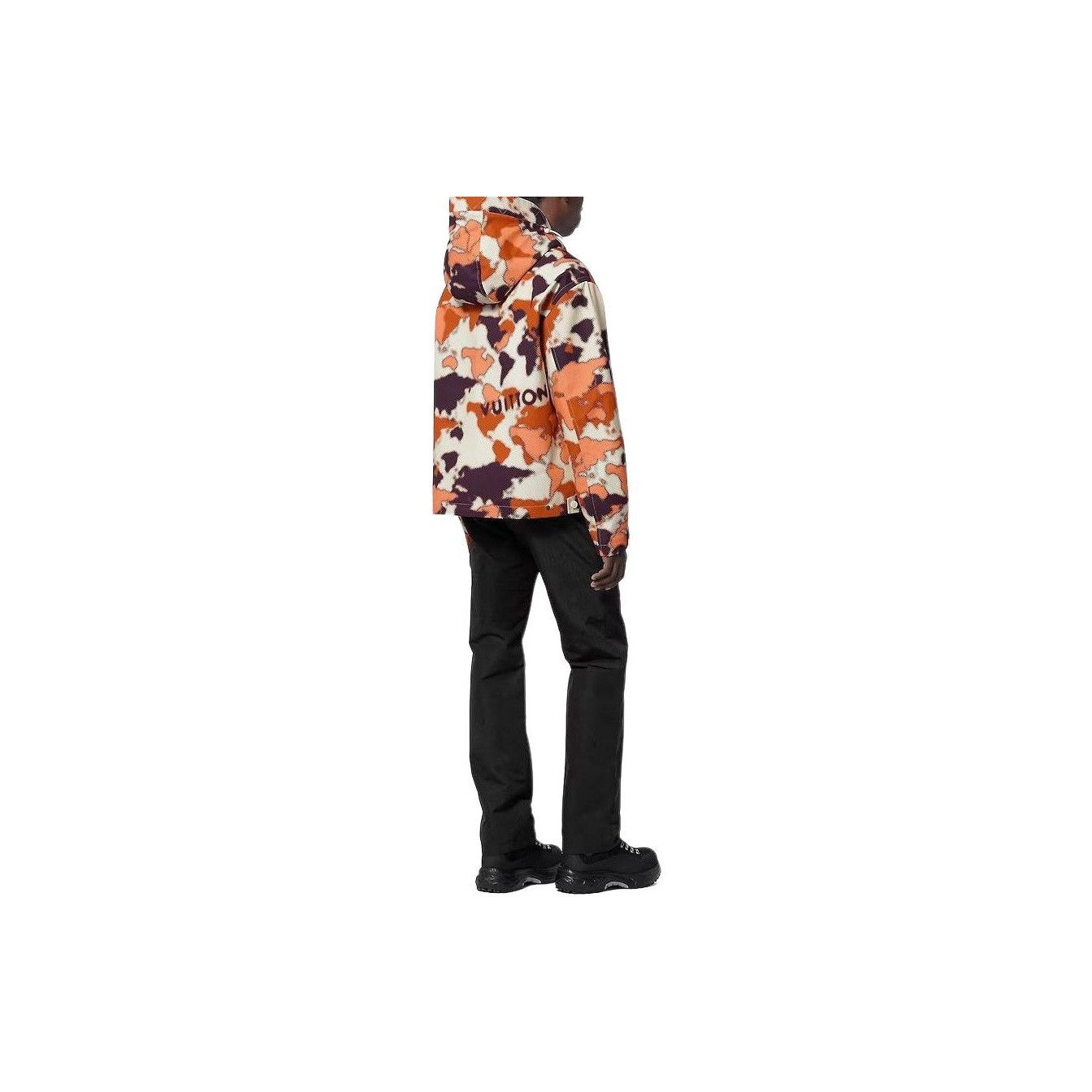 Louis Vuitton Louis Vuitton Orange Camo Hooded Jacket Size L Size US L / EU 52-54 / 3 - 9 Thumbnail
