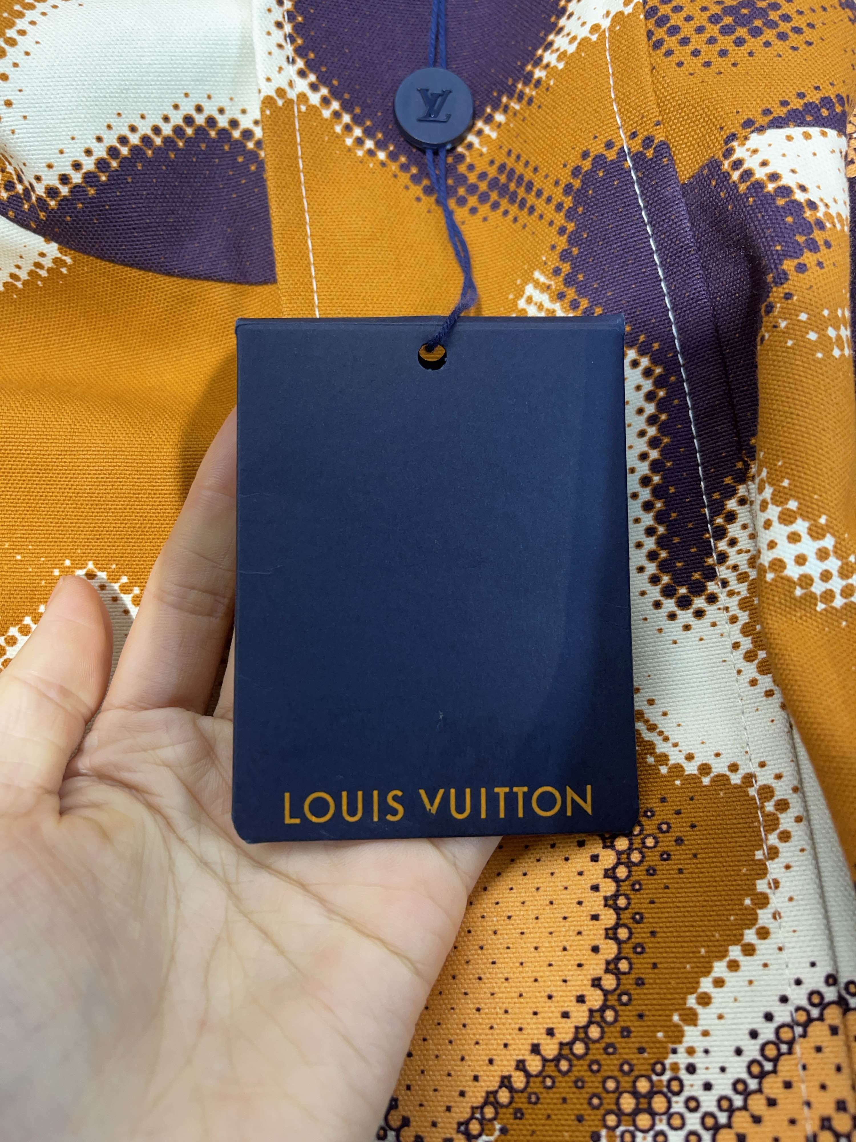 Louis Vuitton Louis Vuitton Orange Camo Hooded Jacket Size L Size US L / EU 52-54 / 3 - 5 Thumbnail