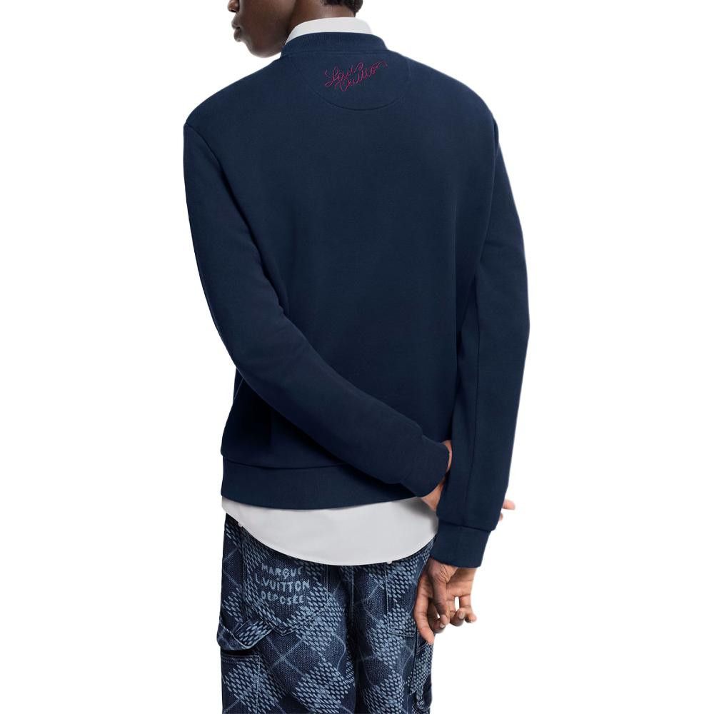Louis Vuitton Louis Vuitton Embroidered Logo Sweatshirt Size M Size US M / EU 48-50 / 2 - 7 Thumbnail