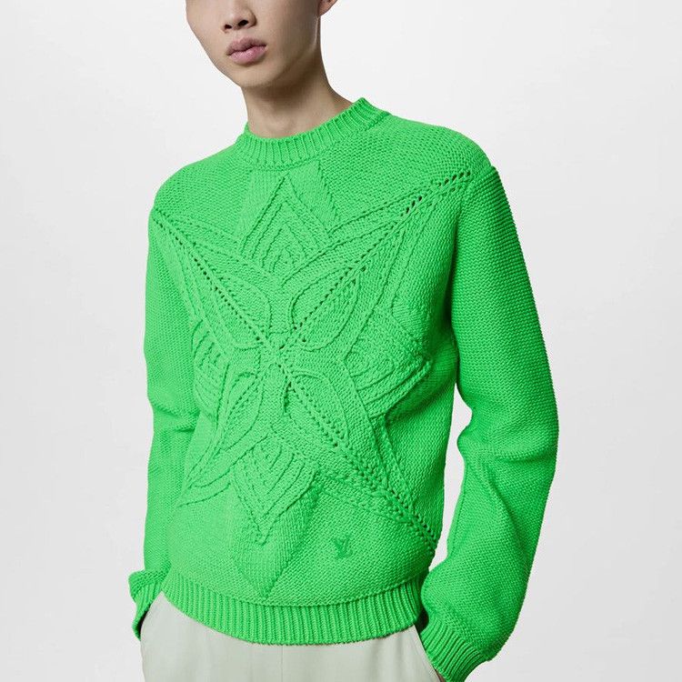Louis Vuitton Louis Vuitton Monogram Flower Knit Sweater Size XL Size US XL / EU 56 / 4 - 9 Thumbnail