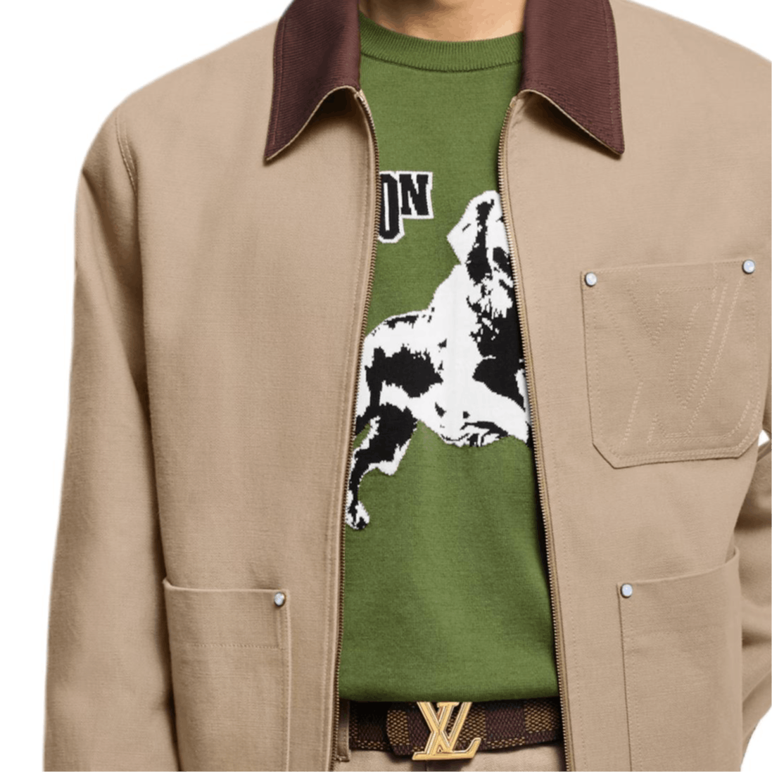 Louis Vuitton Louis Vuitton Logo Pocket Cotton Jacket Size 46 Size US S / EU 44-46 / 1 - 9 Thumbnail