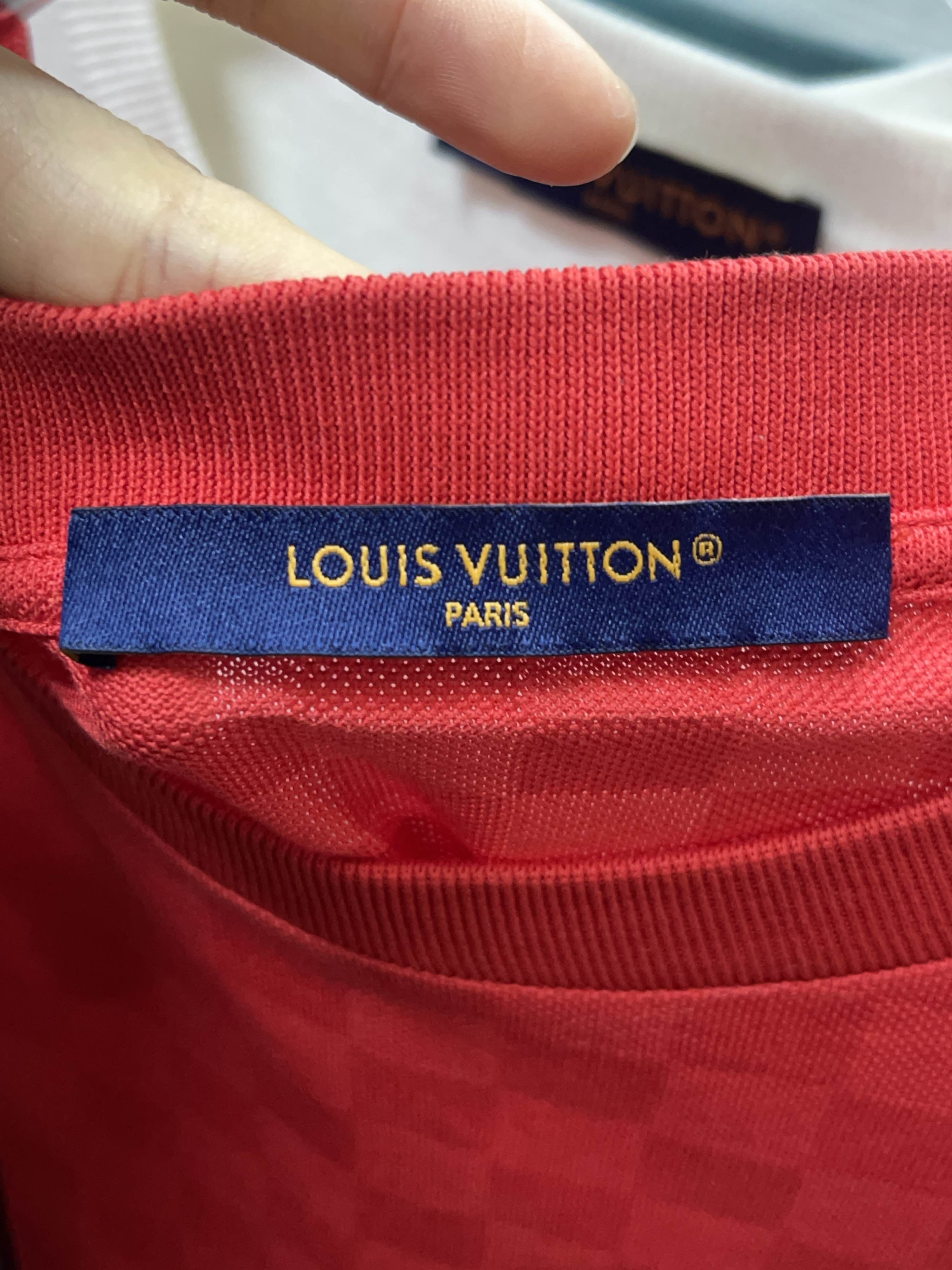 Louis Vuitton Louis Vuitton x Pharrell Damier Logo T-Shirt Size L Size US L / EU 52-54 / 3 - 3 Thumbnail