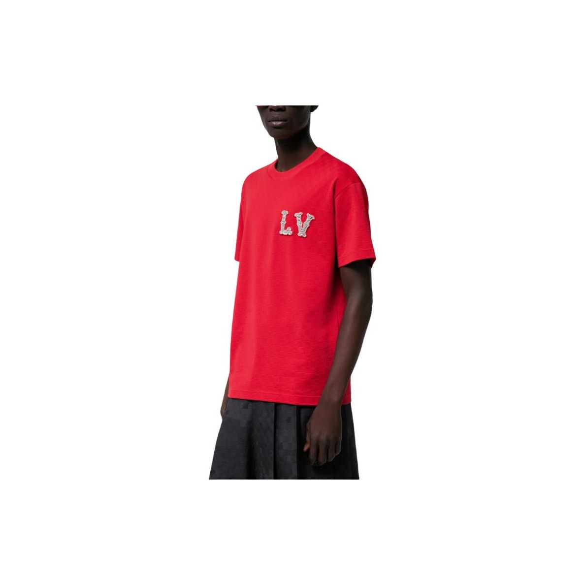 Louis Vuitton Louis Vuitton x Pharrell Damier Logo T-Shirt Size L Size US L / EU 52-54 / 3 - 8 Thumbnail