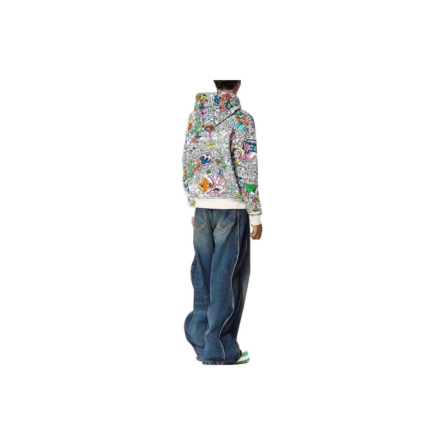Louis Vuitton Louis Vuitton Comic Print Hoodie Size XL Size US XL / EU 56 / 4 - 6 Thumbnail
