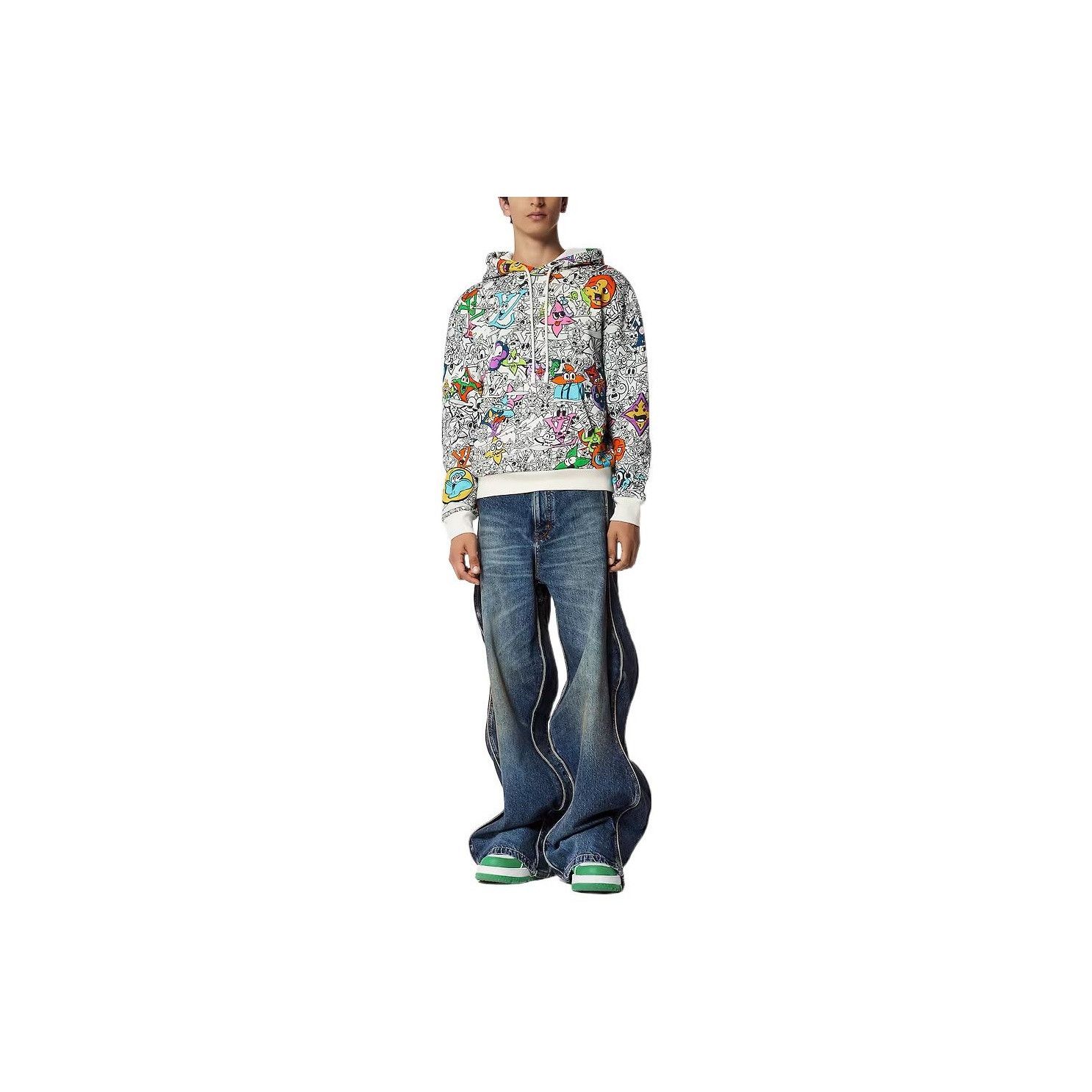 Louis Vuitton Louis Vuitton Comic Print Hoodie Size XL Size US XL / EU 56 / 4 - 5 Thumbnail