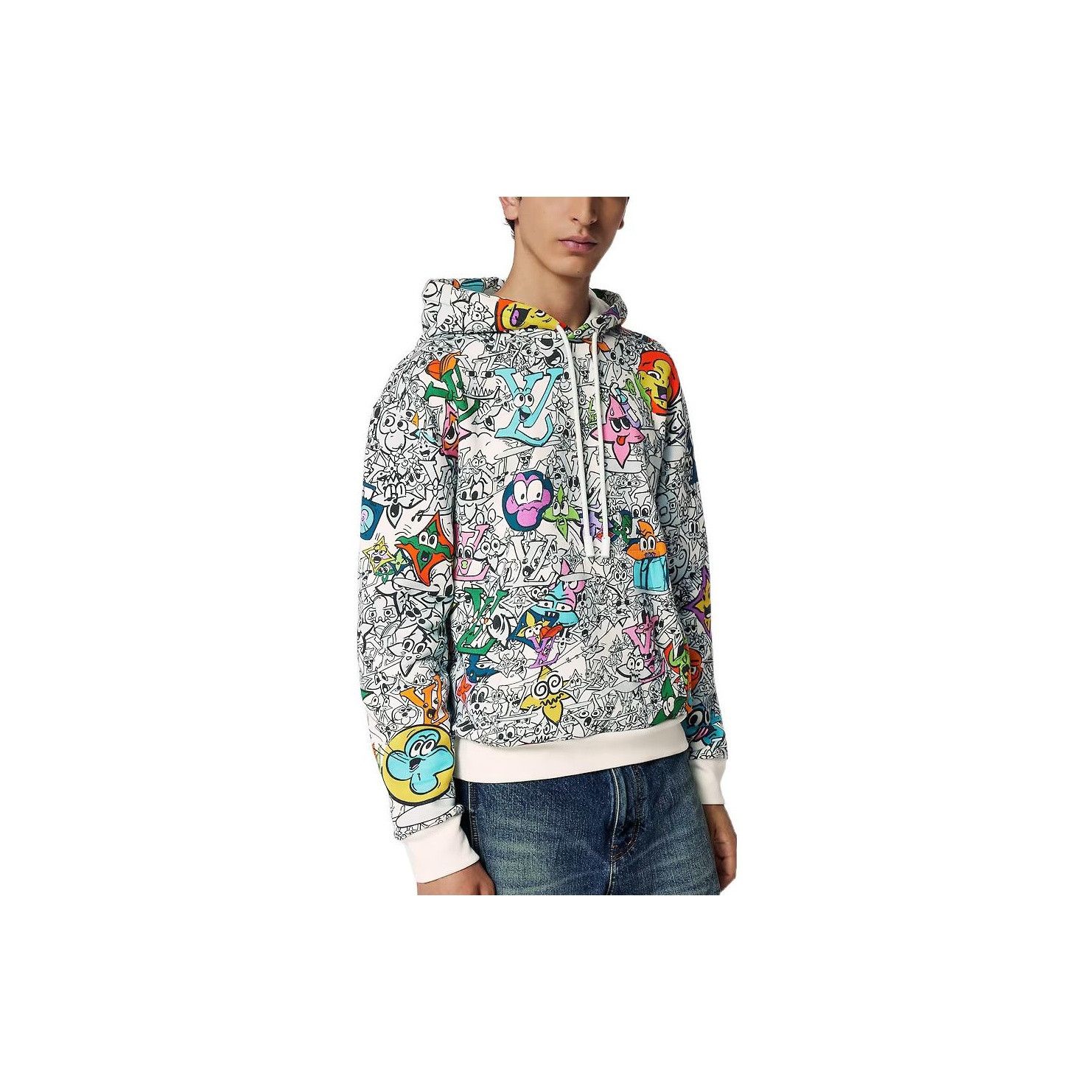 Louis Vuitton Louis Vuitton Comic Print Hoodie Size XL Size US XL / EU 56 / 4 - 7 Thumbnail