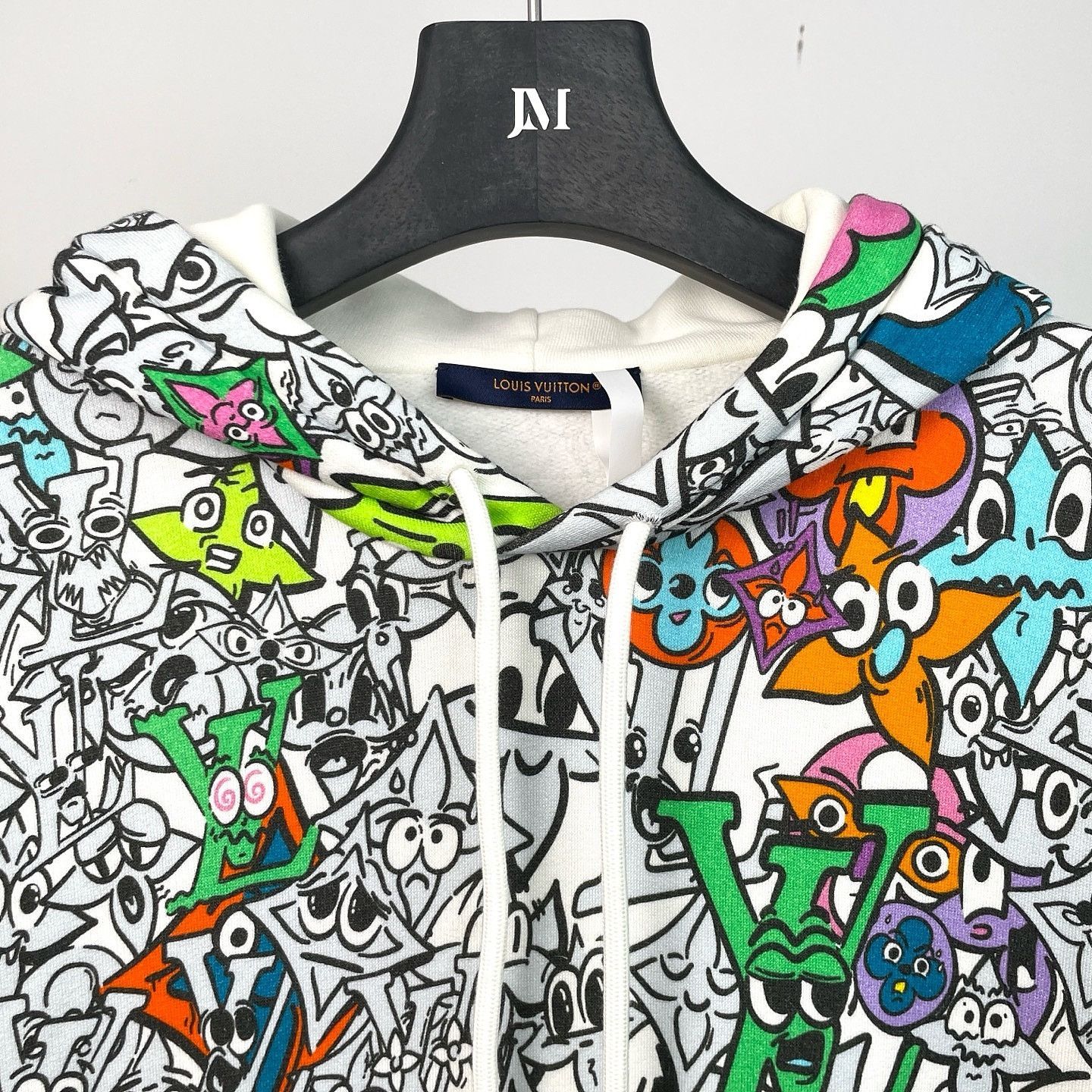 Louis Vuitton Louis Vuitton Comic Print Hoodie Size XL Size US XL / EU 56 / 4 - 3 Thumbnail