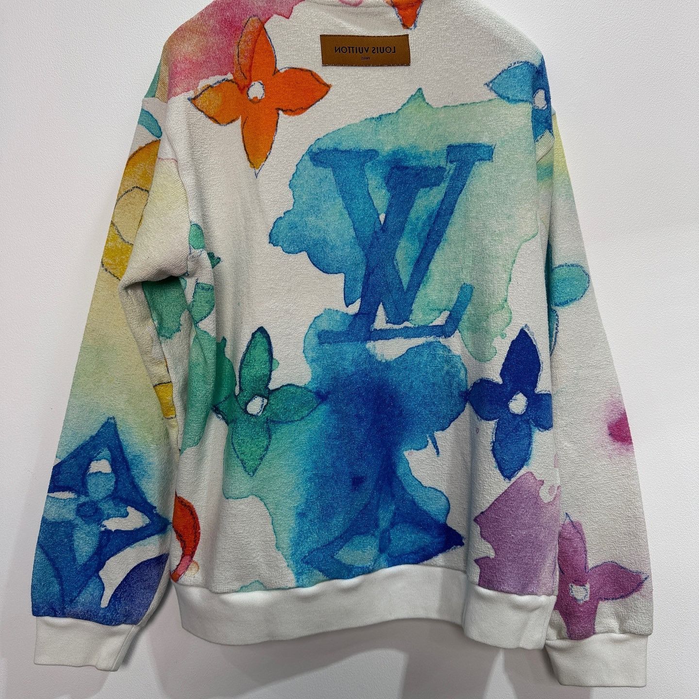 Louis Vuitton Louis Vuitton Watercolor Monogram Sweatshirt Size M Size US M / EU 48-50 / 2 - 2 Thumbnail